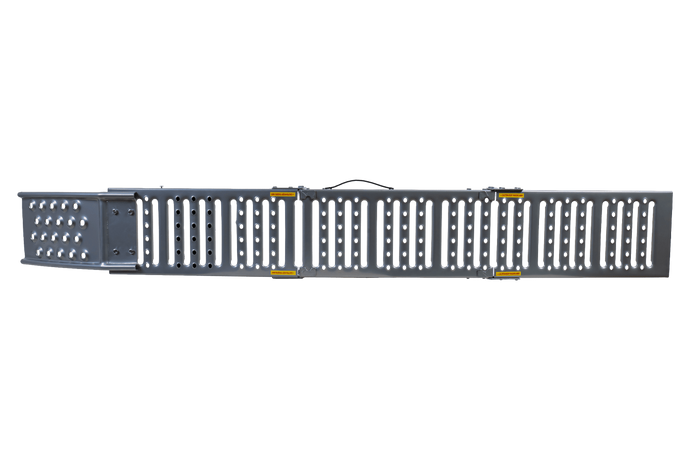 UNITRAILER ALR005 rampas dobráveis de aço para reboques, 200 cm, 500 kg, conjunto de 2
