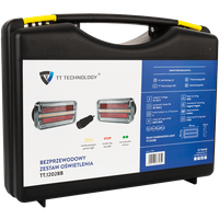 TT Technology TT.12028B Luzes traseiras LED 3 funções esquerda + direita, sem fio, magnéticas