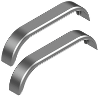 Conjunto de dois guarda-lamas tandem para reboque 14-15" DE HAAN THRV 22131 cavas das rodas 1310/220mm