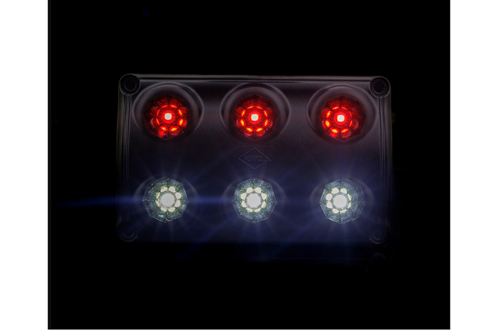Lâmpada LED HORPOL LWD2325/CZ 720lm preta para interior de carro