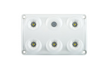Lâmpada LED HORPOL LWD2153 de 900lm para interior de carro com interruptor.