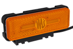 Lâmpada de sinalização LED WAŚ W254 2033, laranja, universal, com suporte.