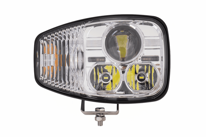 TT Technology TT.16610-P Lâmpada frontal LED 3 funções 21xLED 4450lm direita para JCB/Cat/Manitou/Volvo/Terex