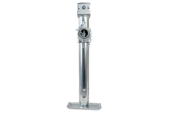 Suporte de manivela extensível UNITRAILER TJ5002 para reboque plataforma de 1300 kg, 560-940 mm