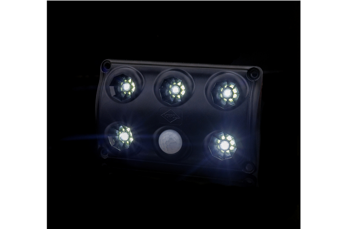 Lâmpada LED HORPOL LWD2156/CZ 900lm preta para interior de carro com sensor de movimento