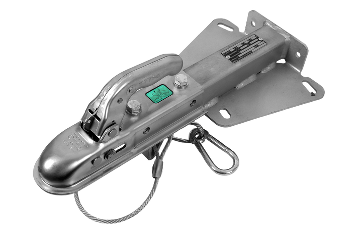 Engate de bola KNOTT KQ14-A+KZE7.5 para reboque de 750 kg com barra de tração tipo V