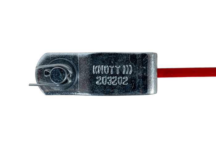 Corda de segurança de emergência com desengate rápido KNOTT breakaway com mosquetão de 1200 mm