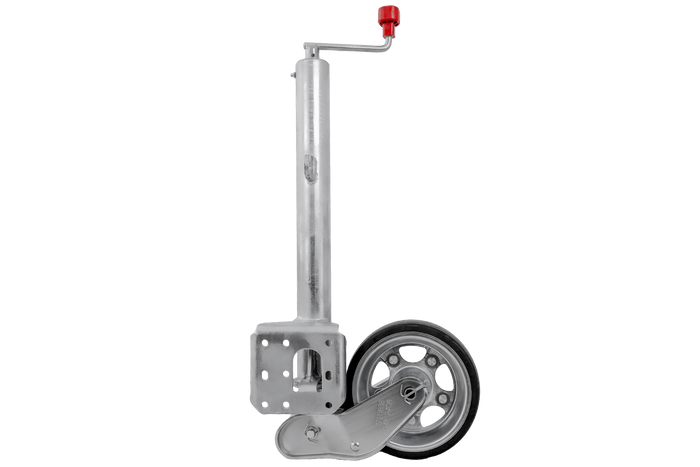 Roda jockey automática AL-KO 1223638 com alça, 500 kg, 60 mm, 1010-1350 mm