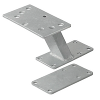 Suporte de montagem de pneu sobressalente para reboque ProPlus 342643, ângulo de 8 a 16 polegadas.