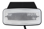 Lâmpada de sinalização universal LED branca HORPOL LD 2764 com suporte.