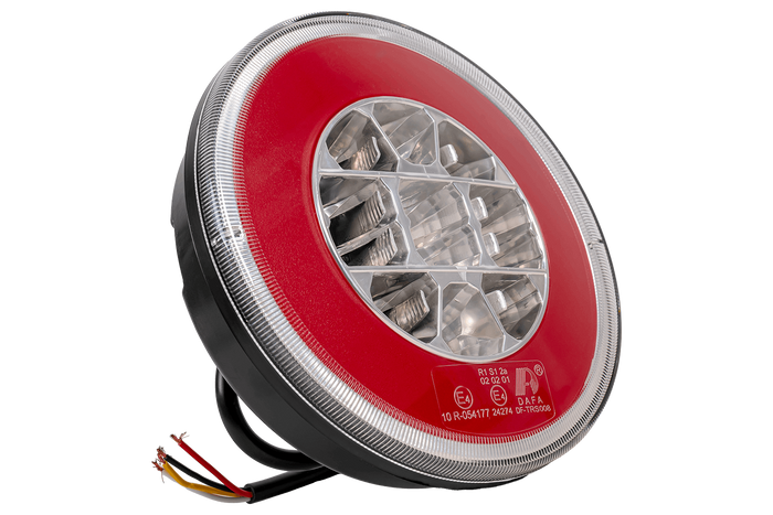 Lanterna traseira universal TT TECHNOLOGY TT.12008 Glo-Trac LED para hambúrguer, 3 funções