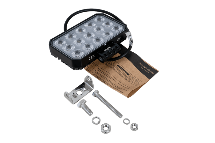 Refletor retangular para lâmpada de trabalho LED LAYTZ LY7303 com 60 LEDs e 6000 lm