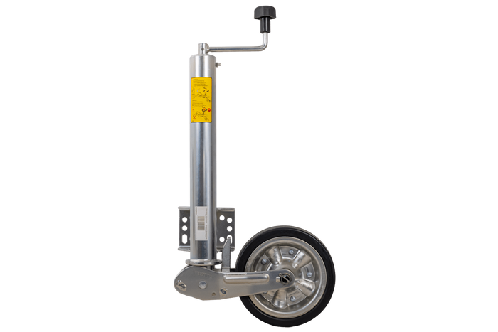 Roda jockey reforçada KNOTT ATK60 com alça, 350 kg, 60 mm, 785-1020 mm