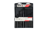 Conjunto de 12 formões e punções YATO YT-4714.