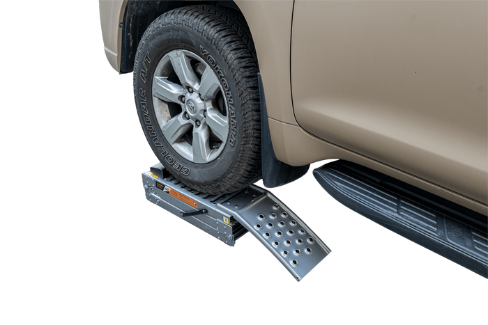 Rampa dobrável de aço UNITRAILER ALR005 para reboque, 200 cm, 250 kg