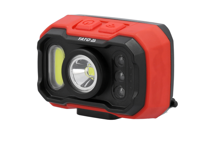 Lanterna de cabeça LED YATO YT-085942 com sensor de movimento, 1000lm