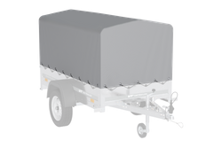 Cobertura de quadro h-800 UNITRAILER lona para reboque 200x106cm GARDEN 200 KIPP