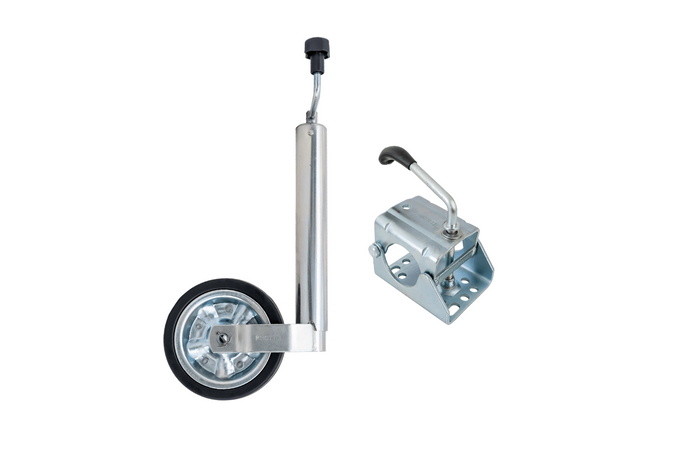 Roda guia com grampo KNOTT TK60+KLE60 250kg 60mm 530-760mm