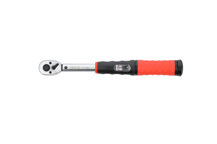 Jogo de chaves dinamométricas YATO de 3/8" com torque de 10 a 60 Nm para substituição de velas de ignição (6 peças)