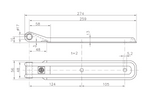 Dobradiça lateral para reboque WINTERHOFF BSCH 10-17-270-SO para montagem lateral em reboque