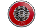 Lanterna traseira universal TT TECHNOLOGY TT.12008 Glo-Trac LED para hambúrguer, 3 funções