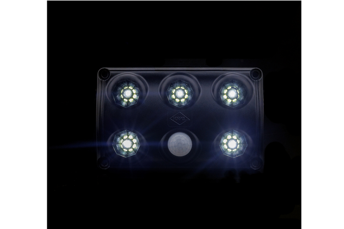 Lâmpada LED HORPOL LWD2156/CZ 900lm preta para interior de carro com sensor de movimento