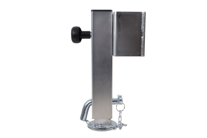 Suporte de manivela extensível UNITRAILER JL1 para reboque plataforma de 1500 kg, 346-576 mm