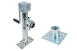 Suporte extensível com adaptador UNITRIALER TJ5001+TJ5002A para reboque plataforma de 1300 kg (364-614 mm)