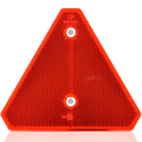 Triângulo refletivo vermelho UT125
