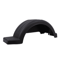 Para-lama para reboque de barco 14" DOMAR D20430D arco de roda 930/255mm