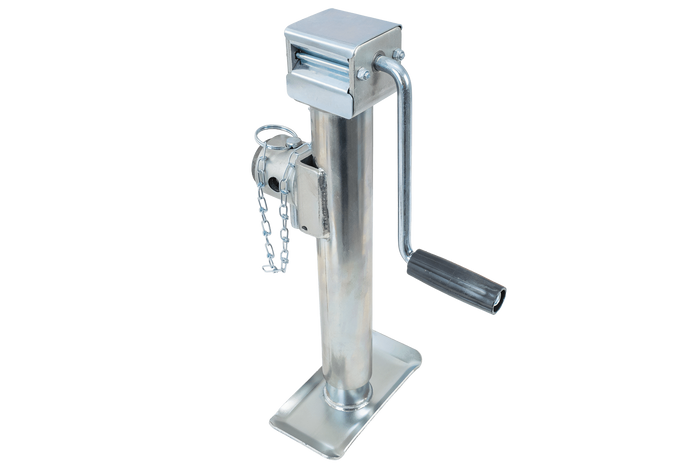Suporte de manivela extensível UNITRAILER TJ5001 para reboque plataforma de 1300 kg, 364-614 mm
