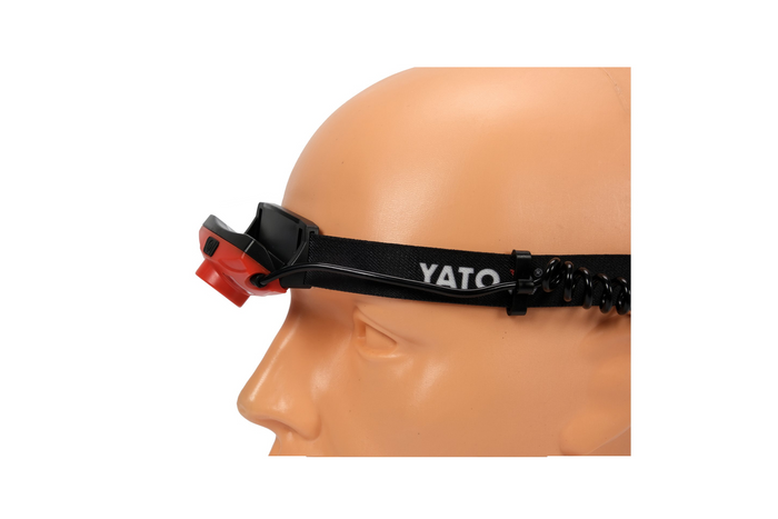 Farol de LED YATO YT-08596 com luz de advertência traseira, 500lm