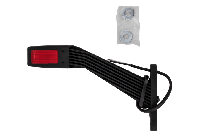 Lâmpada de marcação esquerda LED FRISTOM FT-145 em braço de borracha